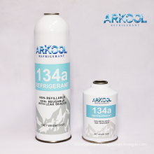 Small cans 300g 99.99% high Purity Refrigerant Gas R134a